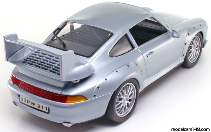 1995 - Porsche 911 GT2 (993) Anson 1/18 (Синий) Задняя правая сторона