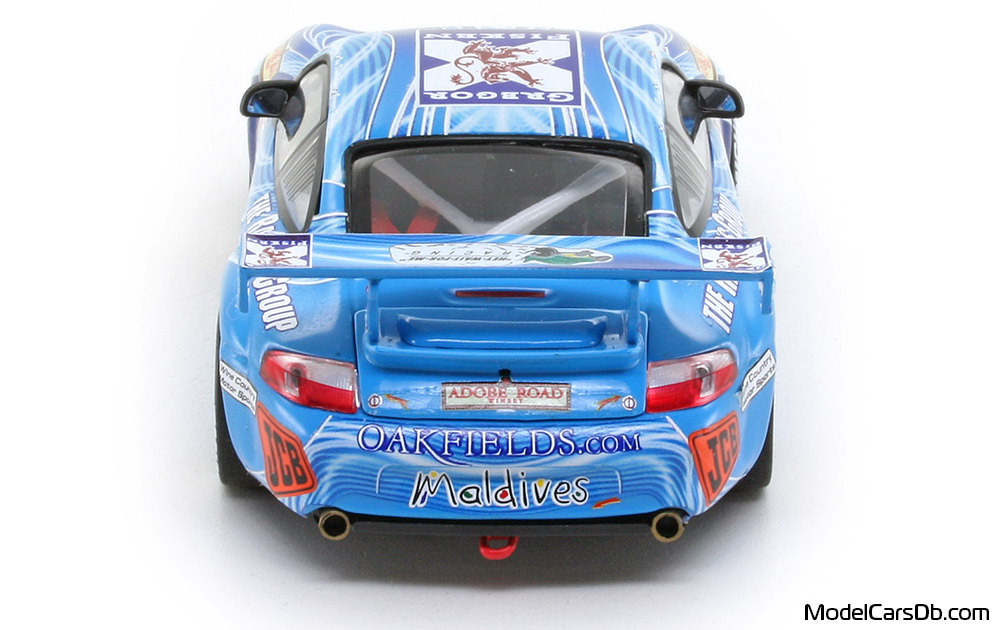 2004 - Porsche 911 GT3 RSR (996) Minichamps 1/43 (Синий / Синий) Сзади