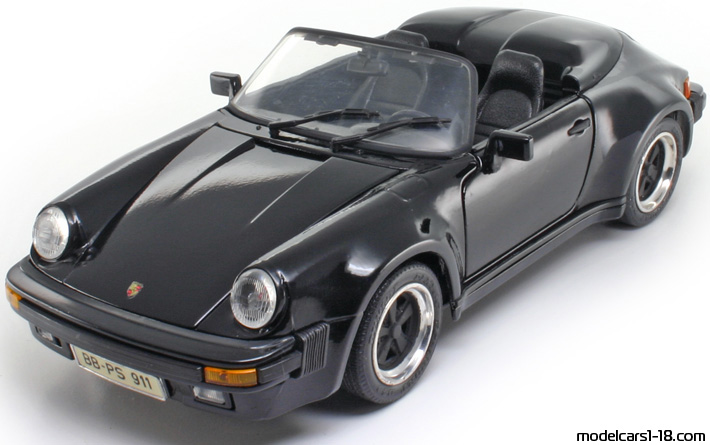 1989 - Porsche 911 Speedster (930) Maisto 1/18 (Purple) Передняя левая сторона