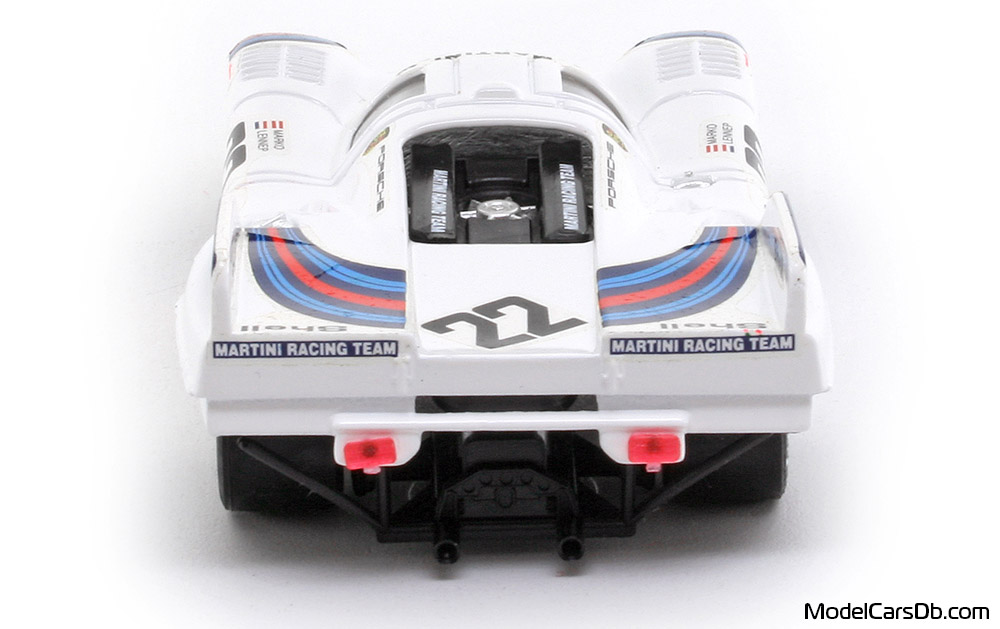 1971 - Porsche 917 K Brumm 1/43 (Белый / Синий) Сзади