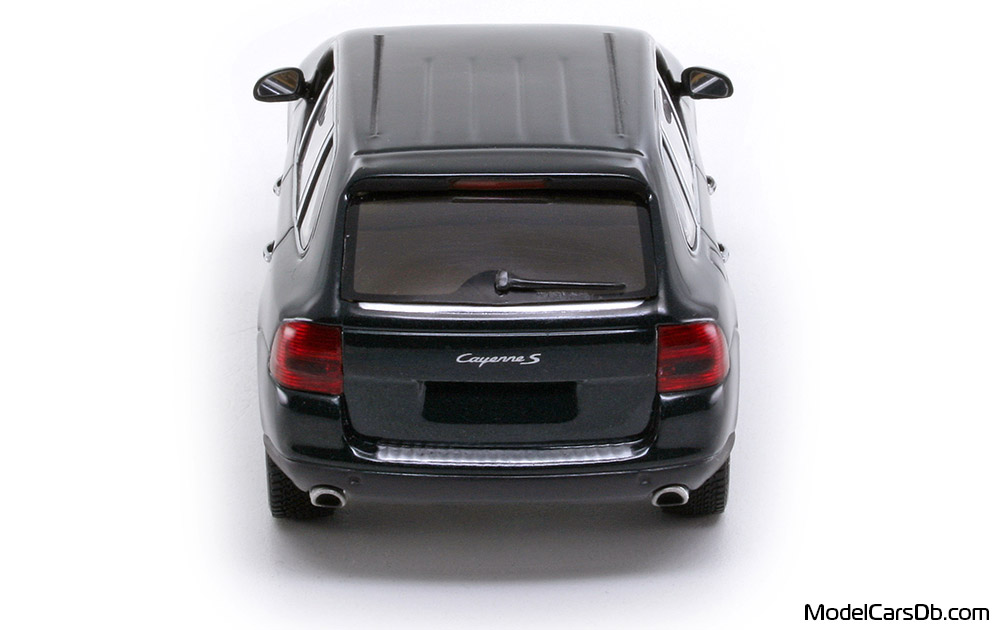 2002 - Porsche Cayenne S (9PA) Minichamps 1/43 (Синий) Сзади