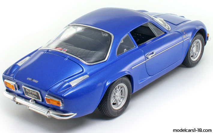 1971 - Renault Alpine A110 1600S Maisto 1/18 (Синий) Задняя правая сторона