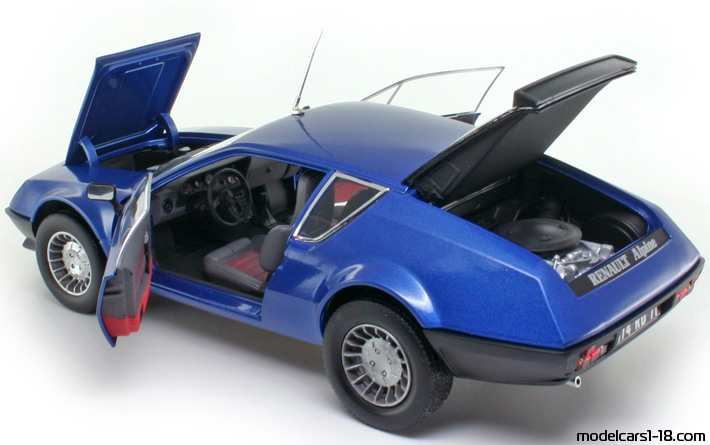 1981 - Renault Alpine A310 V6 Norev 1/18 (Синий) Открывающиеся части