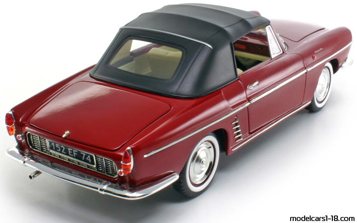 1959 - Renault Floride Norev 1/18 (Kрасный) Задняя правая сторона