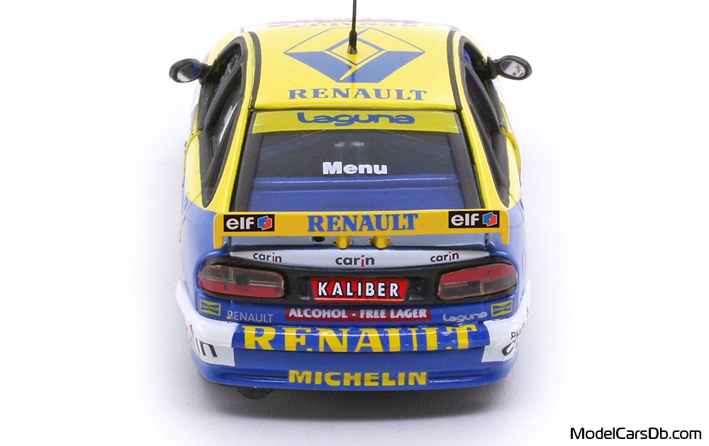 1997 - Renault Laguna BTCC Vitesse 1/43 (Жёлтый / Синий) Сзади