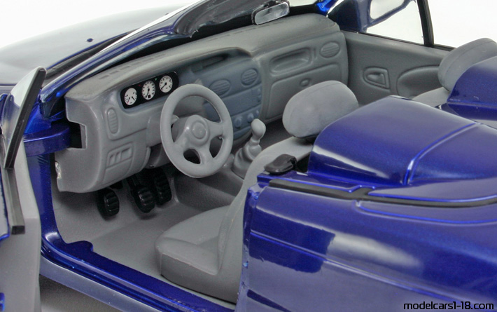 1996 - Renault Megane Anson 1/18 (Синий) Интерьер панель приборов