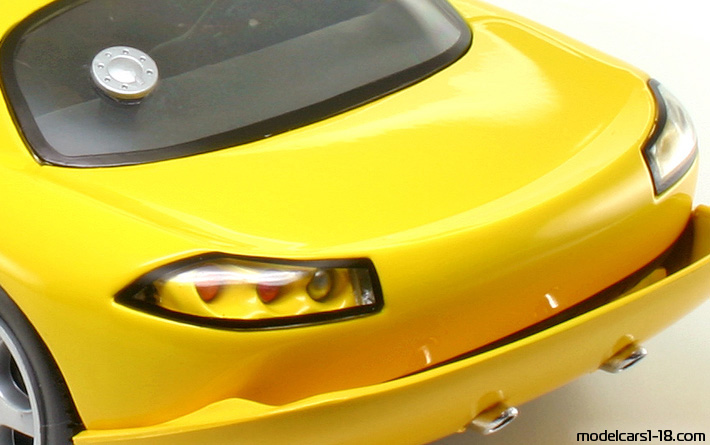 1996 - TVR Speed 12 Concept Hot Wheels 1/18 (Жёлтый) Багажник / Поднимающиеся фары