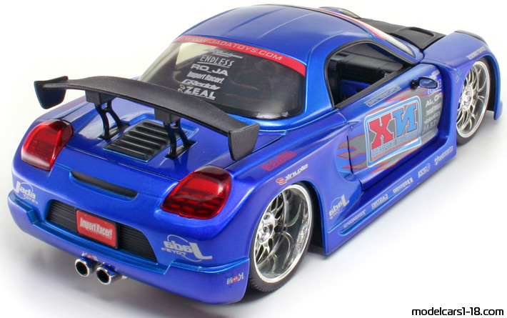 2003 - Toyota MR2 (W30) Jada Toys 1/18 (Синий) Задняя правая сторона