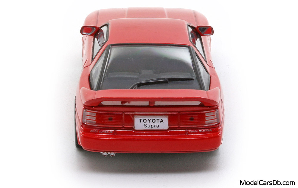 1988 - Toyota Supra 3.0 GT Turbo Norev 1/43 (Kрасный) Сзади