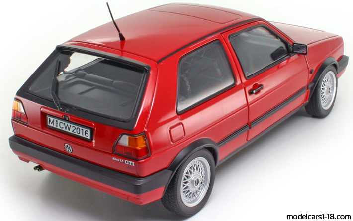 1989 - Volkswagen Golf GTI G60 Norev 1/18 (Kрасный) Задняя правая сторона