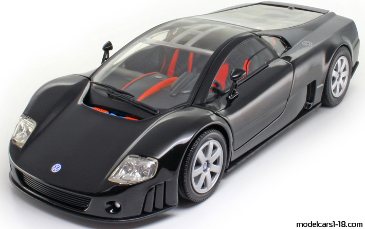 1997 - Volkswagen W12 Nardo Concept Mondo Motors 1/18 (Чёрный) Передняя левая сторона