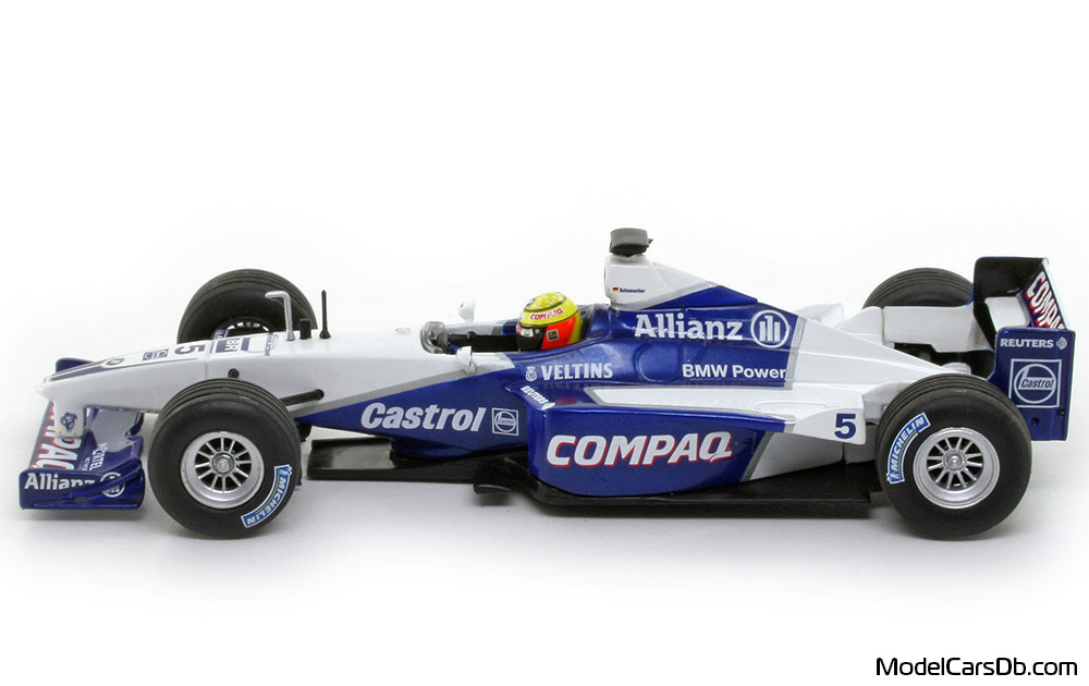 2001 - Williams BMW FW23 Launch Version (FW22) Minichamps 1/43 (Белый / Синий) Сторона