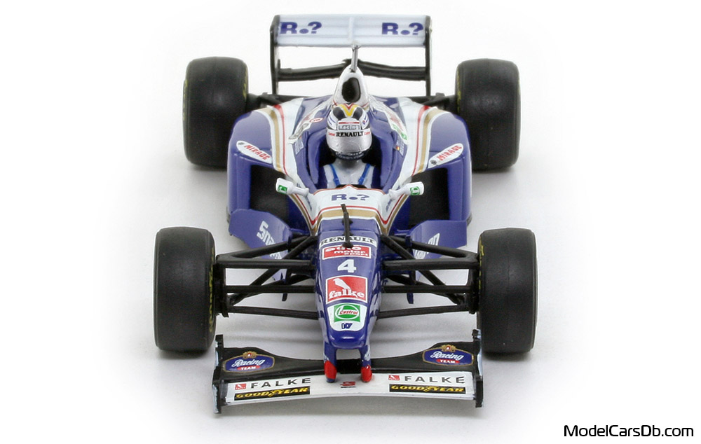 1997 - Williams Renault FW19 Onyx 1/43 (Blue / Белый) Спереди
