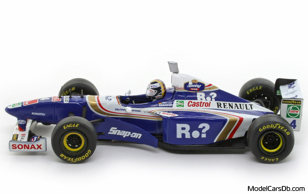 1997 - Williams Renault FW19 Onyx 1/43 (Blue / Белый) Сторона